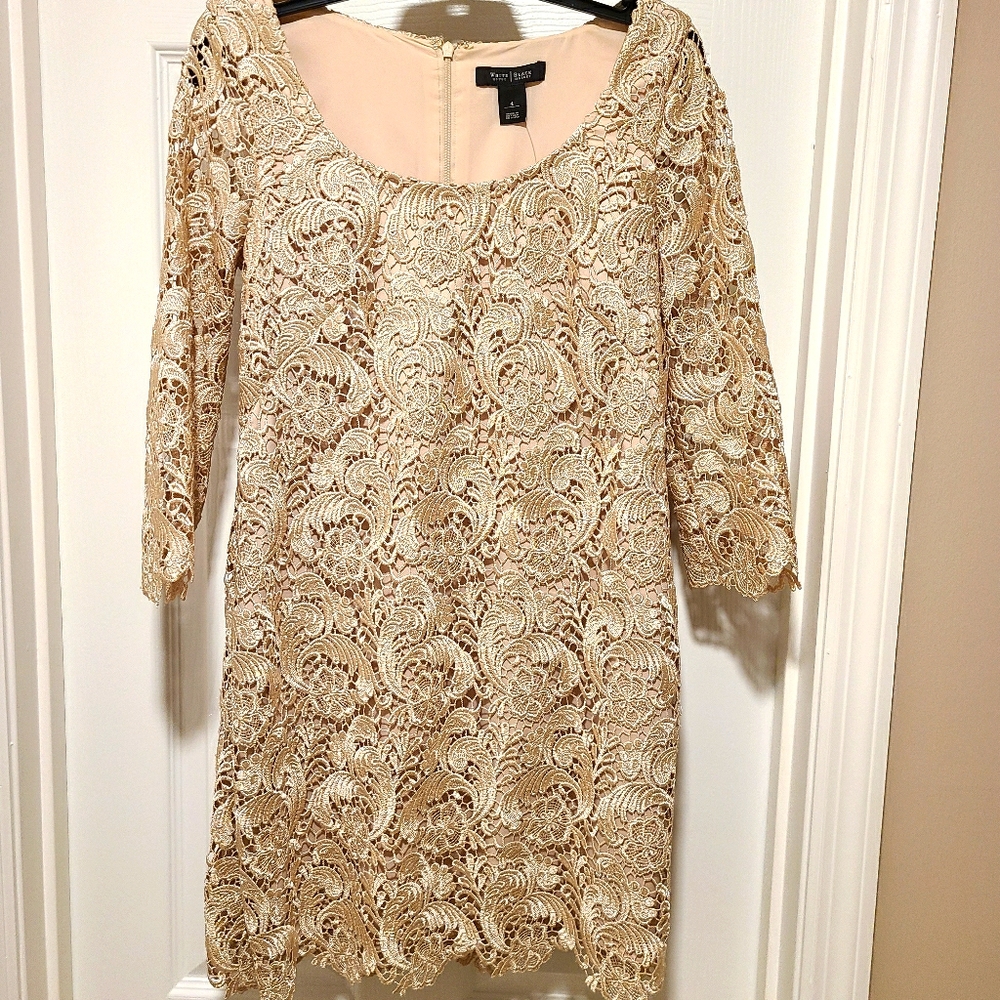 NWT Ivory Lace Cocktail Dress